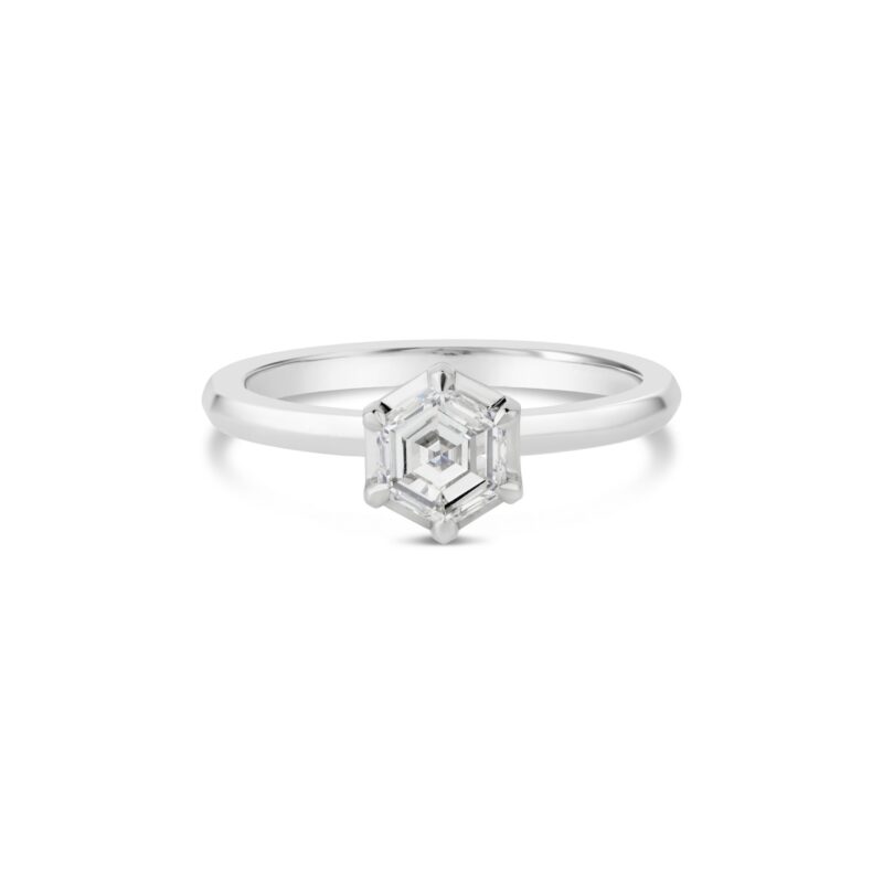 Hexagonal-Diamond-Ring